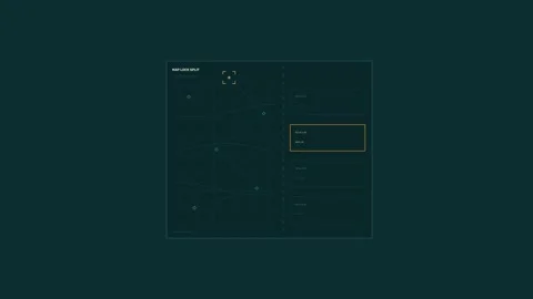 Data Dashboard Map HUD Seamless Loop Stock Footage 342041742