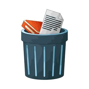 Data Delete illustration Stock Illustration