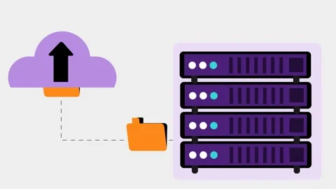 Data denter Stock Footage 310077188