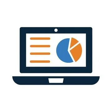Data, diagram icon. Simple editable vector graphics. Stock Illustration