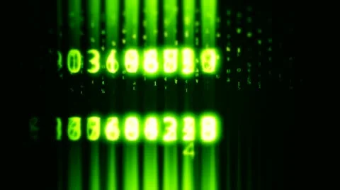 Data with Digital Art 11 Stock Footage 20489870