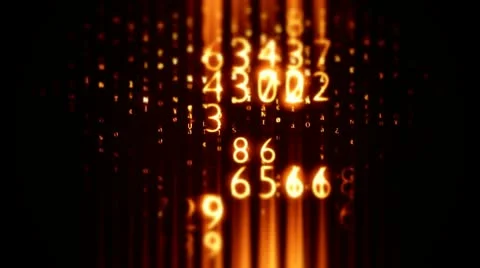 Data with Digital Art 12 Stock Footage 20489872