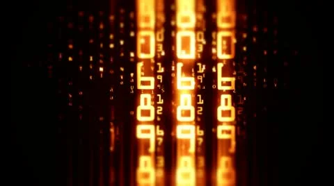 Data with Digital Art 14 Video stock 20489878