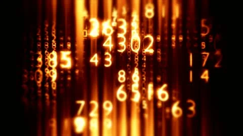 Data with Digital Art 2 Stock Footage 20489911