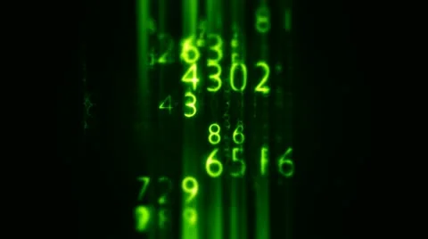 Data with Digital Art 7 Stock Footage 20489924