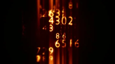 Data with Digital Art 9 Video stock 20489926