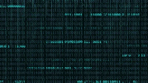 Data Digital Binary Background. Stock Footage 74057418