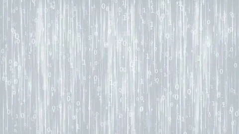 Data Digital Code White Background Stock Footage 85271156