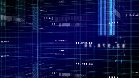 Data digital numbers. Technology backgro... | Stock Video | Pond5