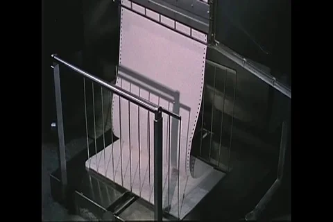 Data display on screen and officer working at communication status center - 1964 Stock Footage 112149228