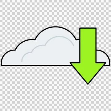 Data download Illustrazione stock