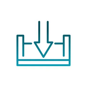 Data download information communications gradient line 스톡 일러스트