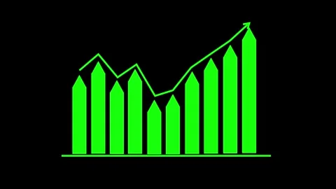 Data-Driven Business Report Animation with KPI Graphs and Charts Stock Footage 315764097
