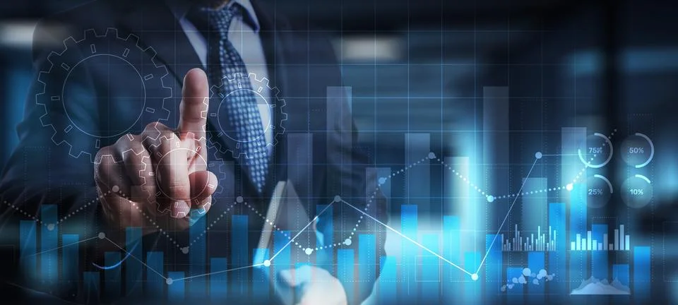 Data-Driven Decision Making and Performance Analy. Stock Photos