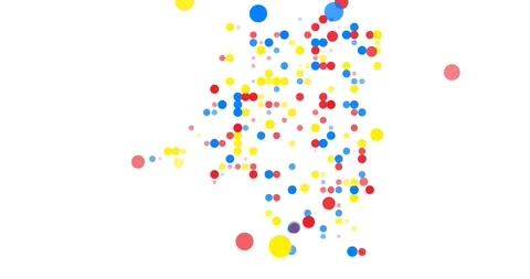 Data Driven Dots Forming Silhouette Shape in Democratic Republic of the Congo An Stock Footage 319480976