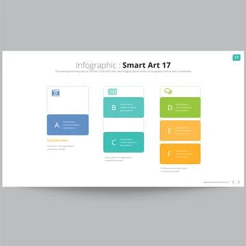 Data Driven Infographic Template for Corporate Use Stock Illustration