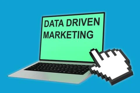 Data-Driven Marketing concept イラスト素材