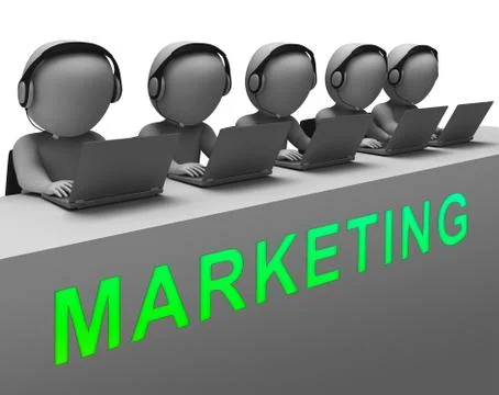 Data Driven Marketing Database Analytics 3d Rendering Illustrazione stock