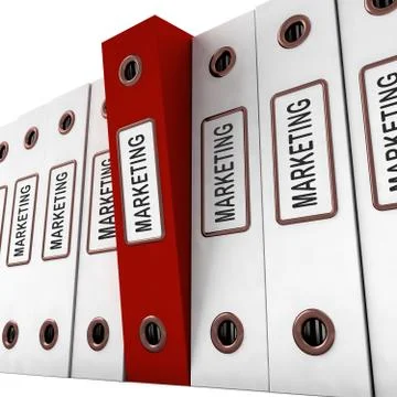 Data Driven Marketing Database Analytics 3d Rendering Stock Illustration