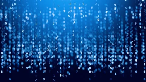Data encryption. Blockchain technology. Vídeo Stock 339509183