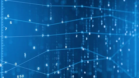 Data encryption. Concept of cryptography. Data encryption. Vídeo Stock 339509084