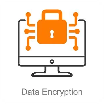 Data Encryption Stock Illustration