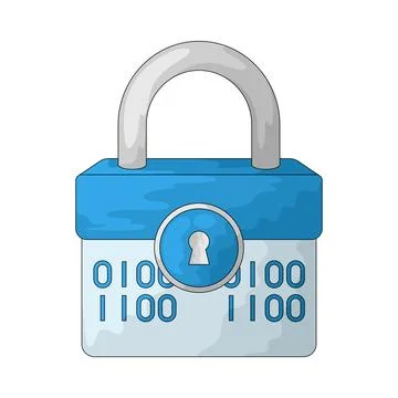 Data Encryption illustration Stock Illustration