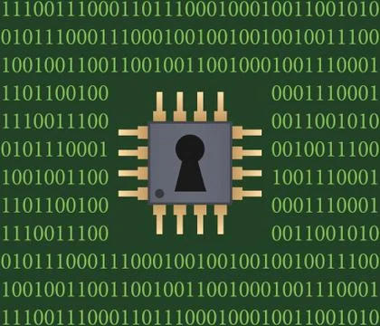 Data Encryption Illustration Vector イラスト素材