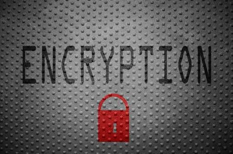 Data encryption lock Stock Photos
