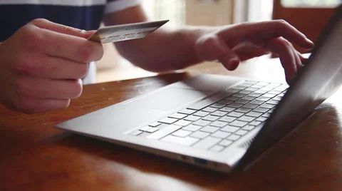 Data encryption makes online shopping safe Stock Footage 63288714