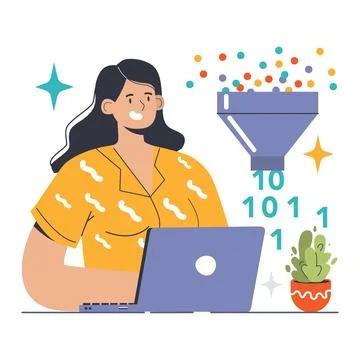 Data encryption. Personal information, internet access or database Stock Illustration