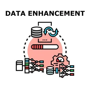 Data enhancement process for improving quality and analysis 库存插图