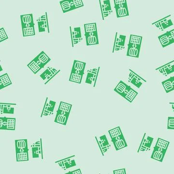 Data entry administrative assistant glyph seamless pattern 스톡 일러스트