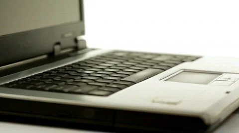 Data entry on a laptop. Version 2.  스톡 동영상 306184