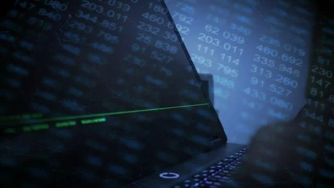 Data entry, numbers, data Technology concept Stock Footage 281843511