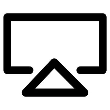 Data Entry Stroke Vector Icon Illustrazione stock