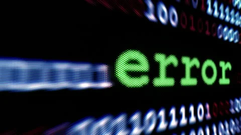 Data error dolly shot concept Stock Footage 140413976