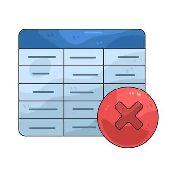 Data Error illustration Stock Illustration