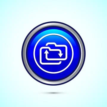 Data exchange icon design illustration, Data transfer sign for apps and web.. Illustrazione stock