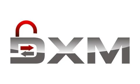 Data Exchange Management Secure Stock Illustration