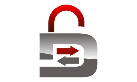 Data Exchange Management Secure Illustrazione stock