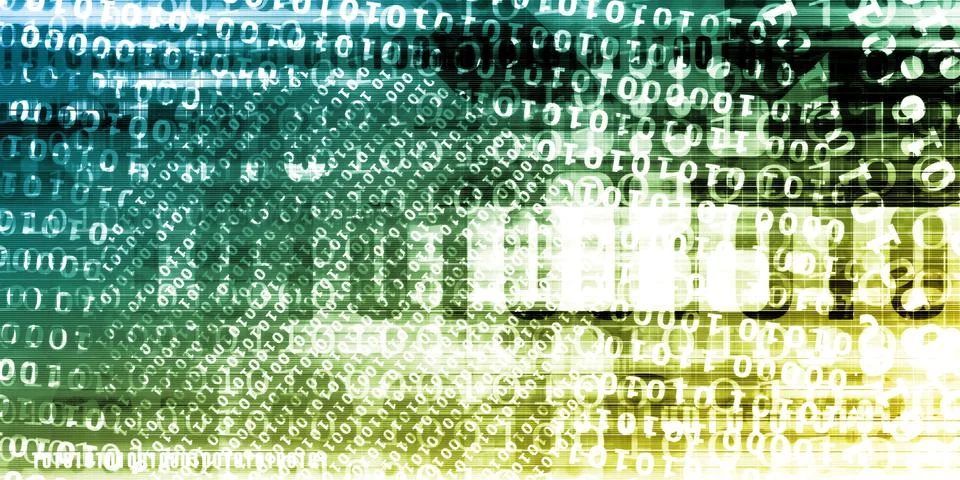 Data Explosion Illustrazione stock