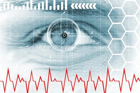 Data eye Stock Illustration
