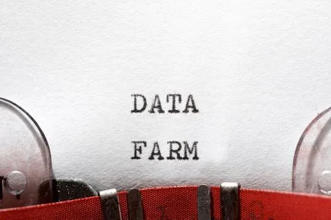 Data farm concept Stock-Fotos
