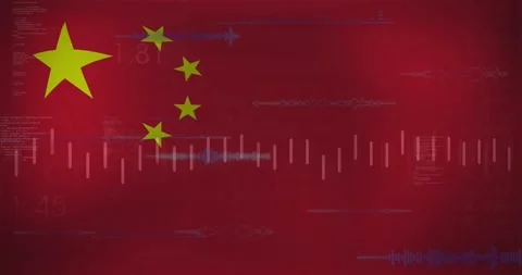 Data feed starting visual showing live data, five yellow stars staying left 스톡 동영상 329453995