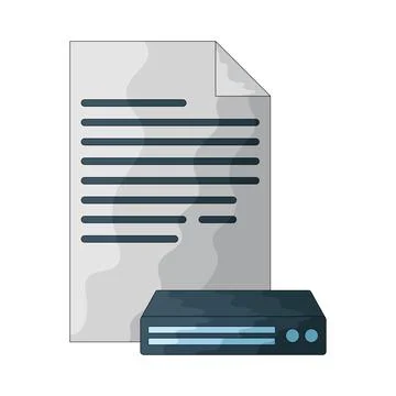 Data File illustration 스톡 일러스트