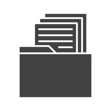 Data Files icon vector image. Stock-Illustration