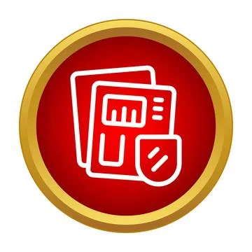 Data files protection with security shield concept 스톡 일러스트