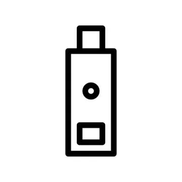 Data flash cloud storage icon or logo illustrator Stock Illustration