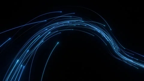 Data flow and transfer with high speed internet for AI analysis Stock Footage 262600390